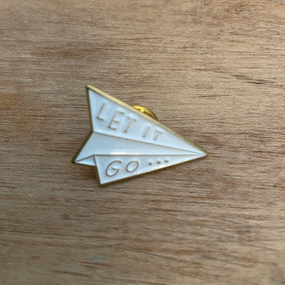 (3 for $18) Let It Go Enamel Pin - Picture 2 of 3